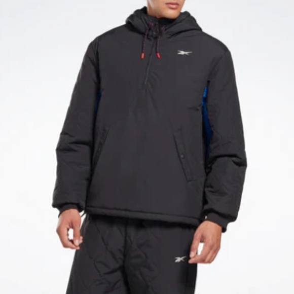 NWT - Reebok Men’s Thermowarm+Graphene Technology Padded Quarter Zip Jacket- XXL - Picture 2 of 12
